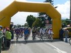 Départ de la course cycliste le "Tour de Mazières"